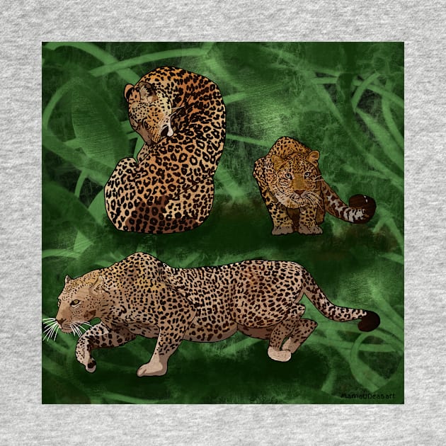 Majestic Leopards by MamaODea